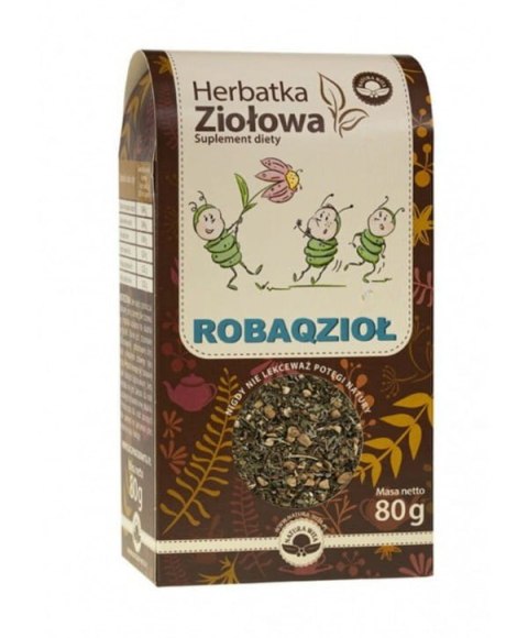 HERBATA ZIOŁOWA ROBAQUZIOŁ 80G NATURA WITA HERBATA ZIOŁOWA ROBAQUZIOŁ 80G NATURA WITA