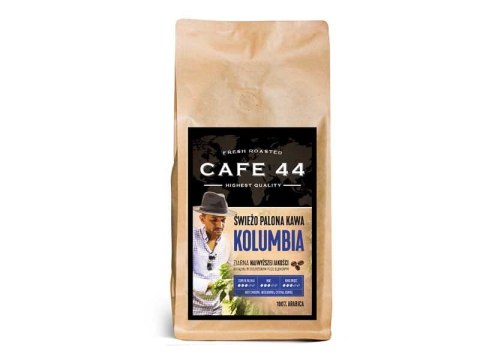 KAWA ZIARNISTA ARABICA CAFE 44 KOLUMBIA 200G KAWA ZIARNISTA ARABICA CAFE 44 KOLUMBIA 200G