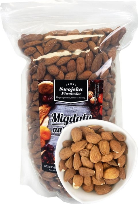 MIGDAŁY CAŁE NATURALNE HISZPAŃSKIE 1Kg SWOJSKA PIWNICZKA MIGDAŁY CAŁE NATURALNE HISZPAŃSKIE 1Kg SWOJSKA PIWNICZKA