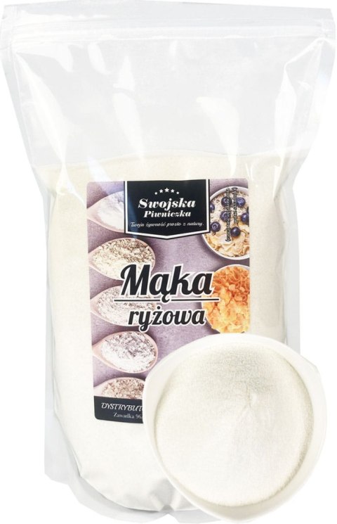 Mąka Ryżowa MĄKA Z RYŻU 500G Swojska Piwniczka Mąka Ryżowa MĄKA Z RYŻU 500G Swojska Piwniczka