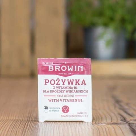 Pożywka dla drożdży z witaminą B 10g BROWIN Pożywka dla drożdży z witaminą B 10g BROWIN