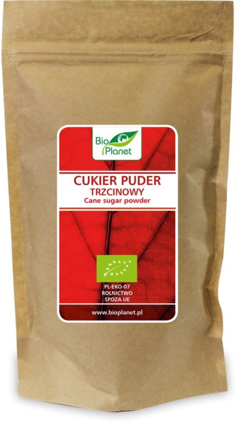 BIO PLANET Cukier PUDER trzcinowy BIO 300g BIO PLANET Cukier PUDER trzcinowy BIO 300g