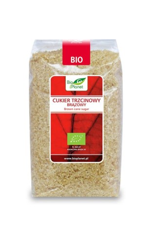 BIO PLANET Cukier trzcinowy brązowy Demerara BIO 500g