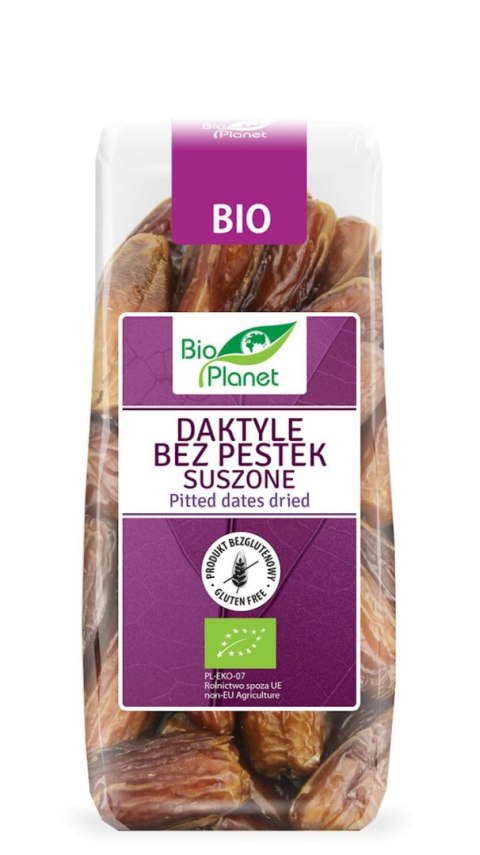 BIO PLANET Daktyle bez pestek suszone bezglutenowe BIO 150g BIO PLANET Daktyle bez pestek suszone bezglutenowe BIO 150g