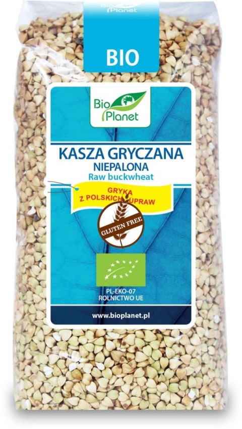 BIO PLANET Kasza gryczana niepalona bezglutenowa BIO 500g BIO PLANET Kasza gryczana niepalona bezglutenowa BIO 500g