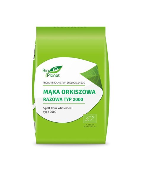 BIO PLANET Mąka orkiszowa razowa typ 2000 BIO 1kg BIO PLANET Mąka orkiszowa razowa typ 2000 BIO 1kg