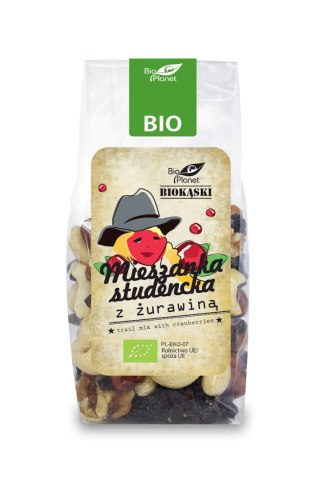 BIO PLANET Mieszanka studencka z żurawiną BIO 150g