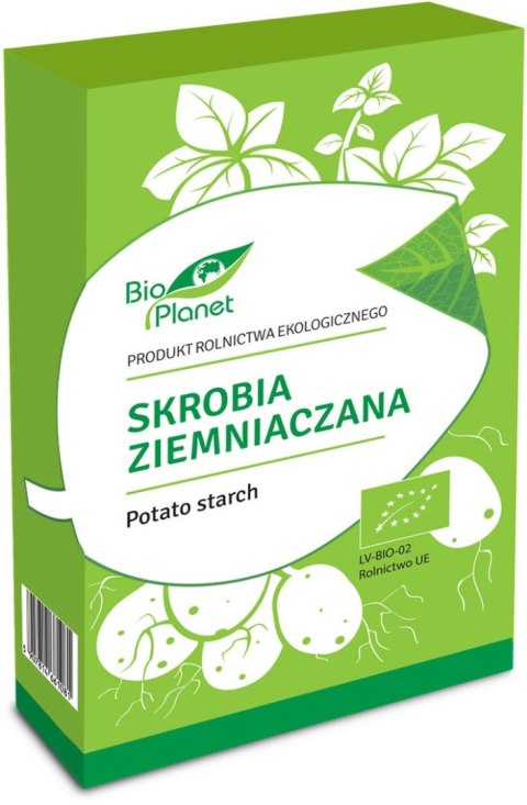 BIO PLANET Skrobia ziemniaczana BIO 500g BIO PLANET Skrobia ziemniaczana BIO 500g