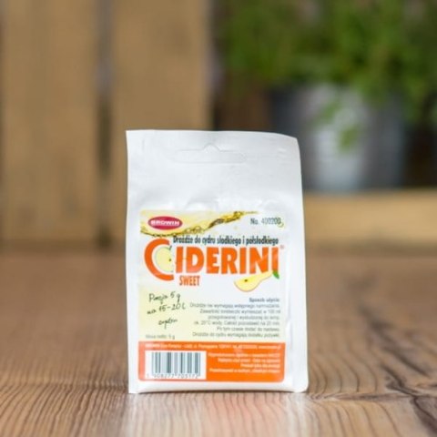 Drożdże do cydru PÓŁSŁODKIEGO I SŁODKIEGO ciderini 5g ARES Drożdże do cydru PÓŁSŁODKIEGO I SŁODKIEGO ciderini 5g ARES