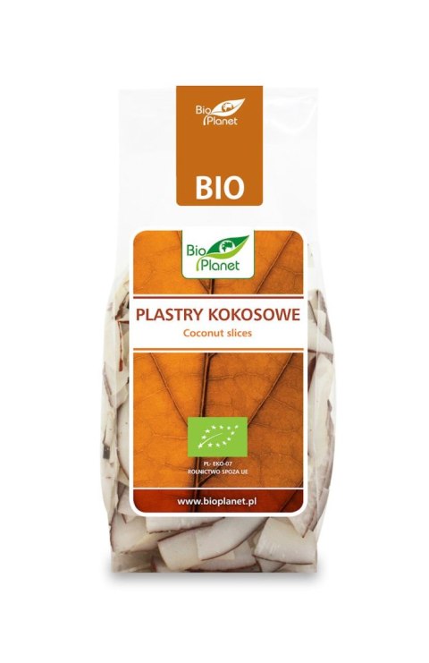 BIO PLANET Plastry kokosowe BIO 100g BIO PLANET Plastry kokosowe BIO 100g