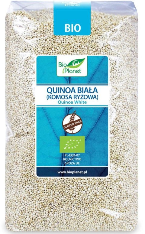 BIO PLANET Quinoa biała (komosa ryżowa) bezglutenowa BIO 1kg BIO PLANET Quinoa biała (komosa ryżowa) bezglutenowa BIO 1kg