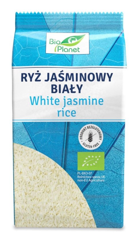BIO PLANET Ryż jaśminowy biały bezglutenowy BIO 500g BIO PLANET Ryż jaśminowy biały bezglutenowy BIO 500g