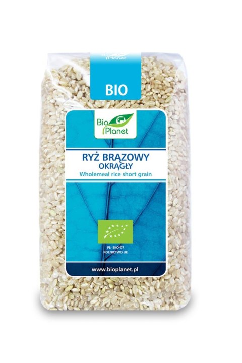 BIO PLANET Ryż okrągły brązowy BIO 500g BIO PLANET Ryż okrągły brązowy BIO 500g