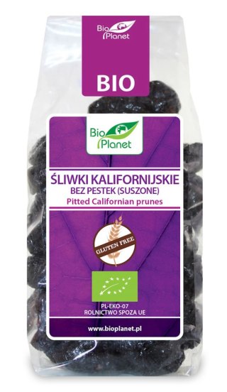 BIO PLANET Śliwki kalifornijskie bez pestek bezglutenowe BIO 200g