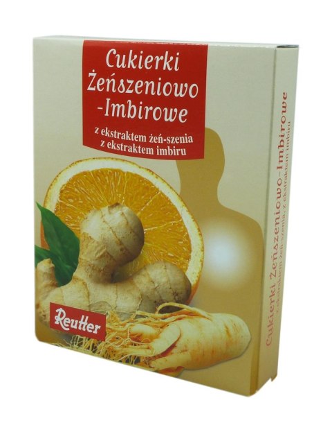 Cukierki Żeńszeń + Imbir 50g REUTTER Cukierki Żeńszeń + Imbir 50g REUTTER