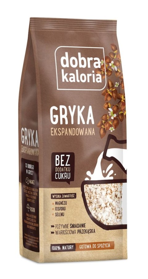 DOBRA KALORIA Gryka ekspandowana bez dodatku cukru 70g KUBARA