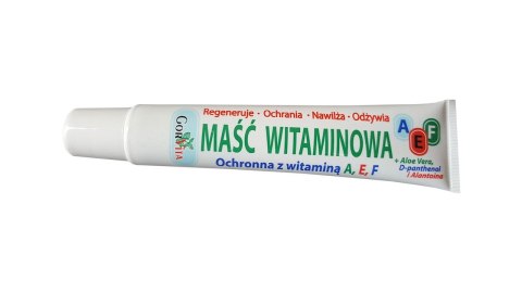 GORVITA Maść witaminowa ochronna z witaminami A, E, F 20ml GORVITA Maść witaminowa ochronna z witaminami A, E, F 20ml