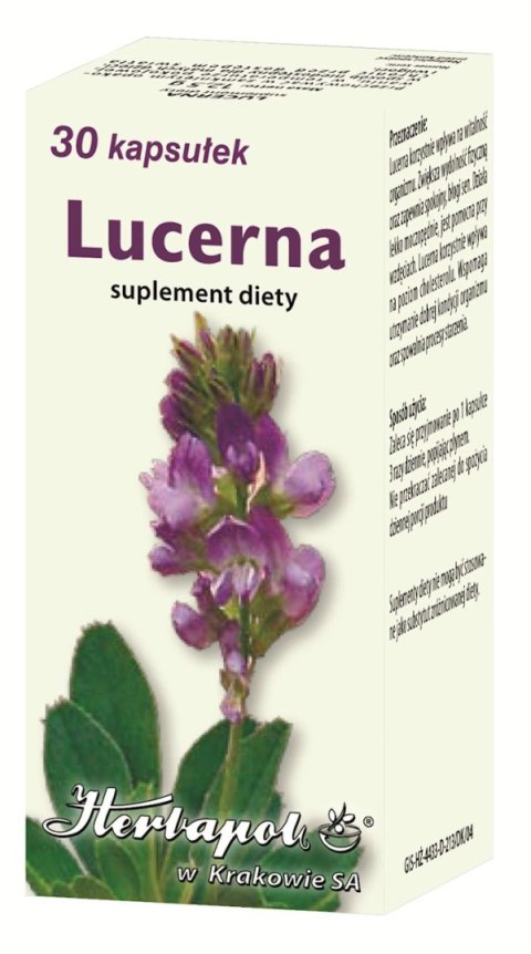 Lucerna 30kaps. HERBAPOL KRAKÓW Lucerna 30kaps. HERBAPOL KRAKÓW
