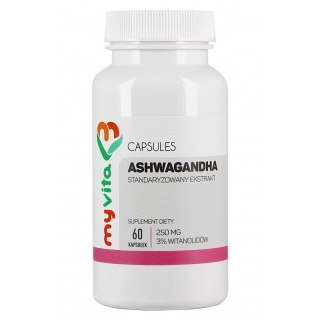 MyVita Ashwagandha ekstrakt 250mg, 60kaps.