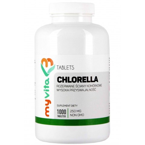 MyVita Chlorella tabletki 250mg, 1000 szt. MyVita Chlorella tabletki 250mg, 1000 szt.