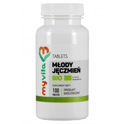 MyVita Młody jęczmień BIO 500mg, 100tab. MyVita Młody jęczmień BIO 500mg, 100tab.