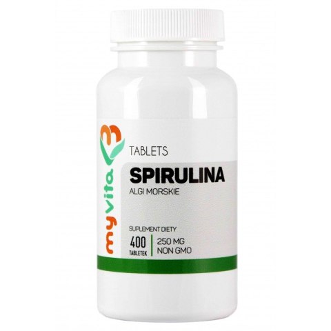 MyVita Spirulina tabletki 250mg, 400tab. MyVita Spirulina tabletki 250mg, 400tab.