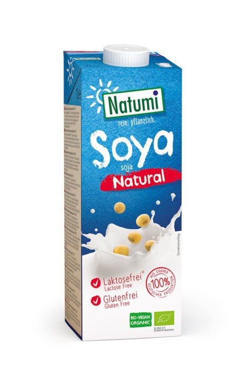 NATUMI Napój sojowy bezglutenowy BIO 1L NATUMI Napój sojowy bezglutenowy BIO 1L