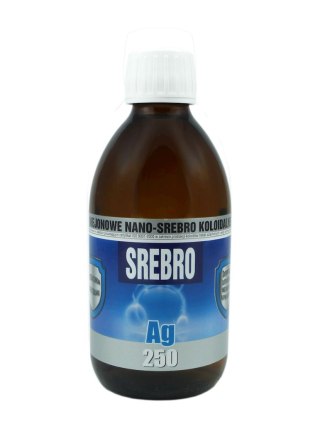 Nano-Srebro koloidalne Ag250 25ppm 300ml PRO AKTIV