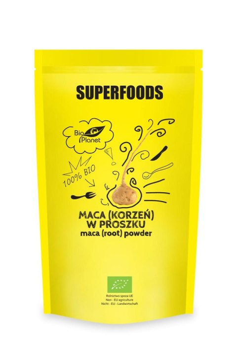 SUPERFOODS Maca (korzeń) w proszku BIO 150g BIO PLANET SUPERFOODS Maca (korzeń) w proszku BIO 150g BIO PLANET