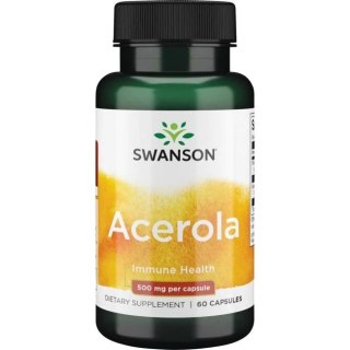 SWANSON Acerola 500mg, 60kaps.