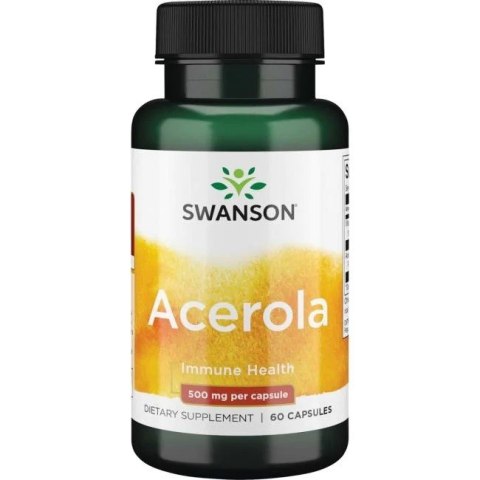 SWANSON Acerola 500mg, 60kaps. SWANSON Acerola 500mg, 60kaps.