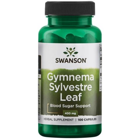 SWANSON Gymnema Sylvestre Leaf 400mg, 100kaps. SWANSON Gymnema Sylvestre Leaf 400mg, 100kaps.