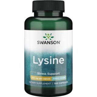 SWANSON L-Lizyna 500mg, 100kaps.