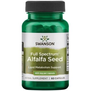 SWANSON Lucerna Alfalfa 400mg 60kaps.