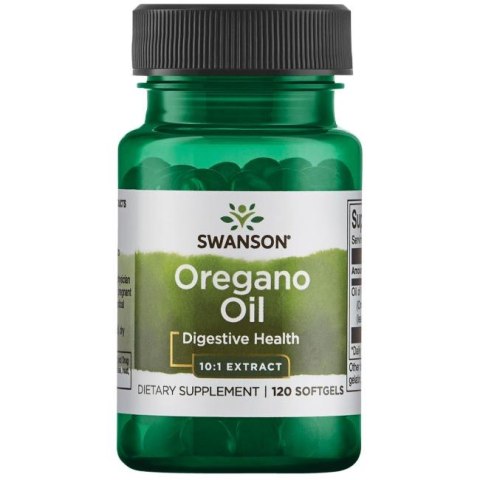 SWANSON Oregano olej 10:1 ekstrakt 120żelk. SWANSON Oregano olej 10:1 ekstrakt 120żelk.