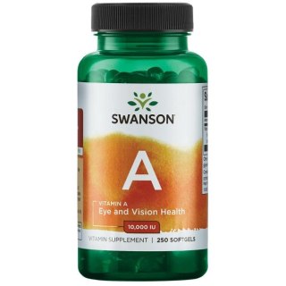SWANSON Witamina A 10000IU 250żelk.