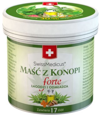 SWISSMEDICUS Maść z konopi forte 125ml