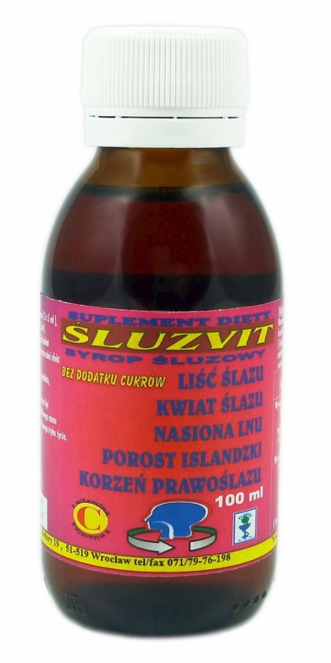 Syrop Śluzvit bez cukru 100ml PLANTA-LEK Syrop Śluzvit bez cukru 100ml PLANTA-LEK