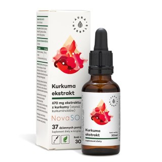 AURA HERBALS Kurkuma ekstrakt NovaSOL - krople 30ml