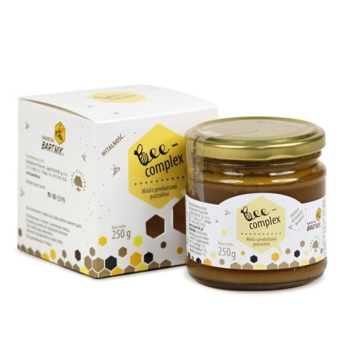 BARTNIK Bee Complex 250g (miód + pyłek + pierzga + propolis + mleczko pszczele) BARTNIK Bee Complex 250g (miód + pyłek + pierzga + propolis + mleczko pszczele)