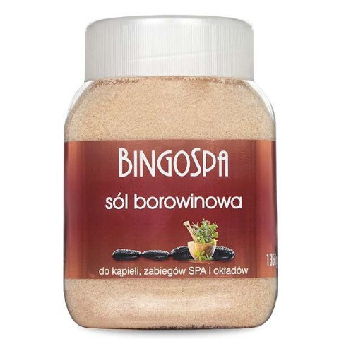 BINGOSPA Sól borowinowa do okładów i kąpieli 1,35kg BINGOSPA Sól borowinowa do okładów i kąpieli 1,35kg