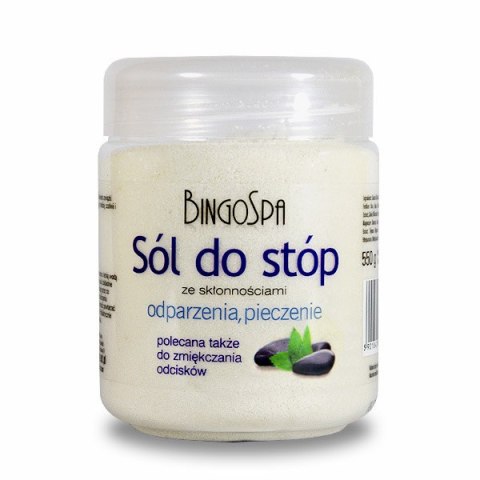 BINGOSPA Sól do stóp odparzenia, pieczenie 550g BINGOSPA Sól do stóp odparzenia, pieczenie 550g