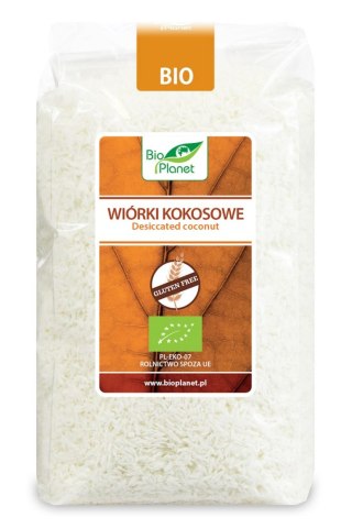 BIO PLANET Wiórki kokosowe bezglutenowe BIO 500g