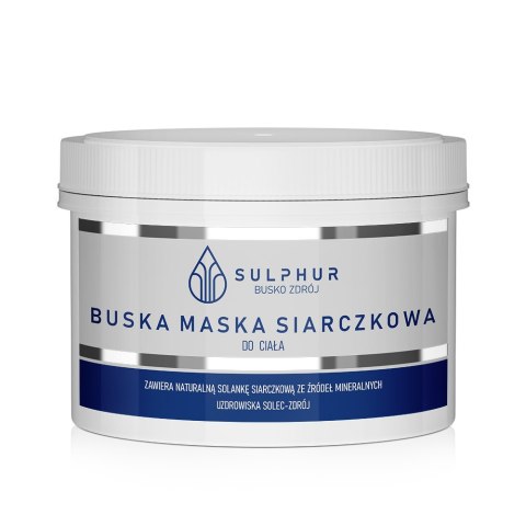 Buska maska siarczkowa do ciała 500g SULPHUR Buska maska siarczkowa do ciała 500g SULPHUR
