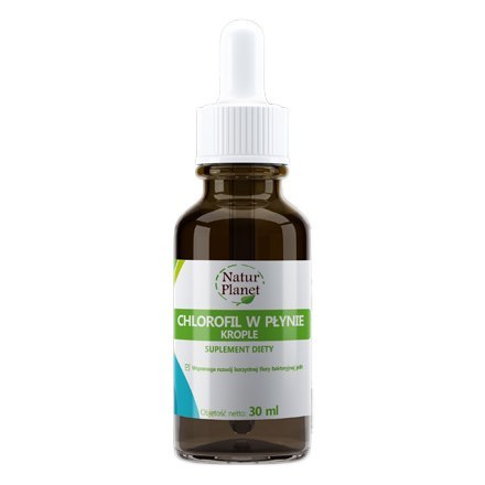 Chlorofil - krople 30ml NATUR PLANET Chlorofil - krople 30ml NATUR PLANET