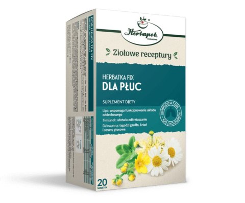 Herbata Dla Płuc fix 20*2g HERBAPOL KRAKÓW Herbata Dla Płuc fix 20*2g HERBAPOL KRAKÓW