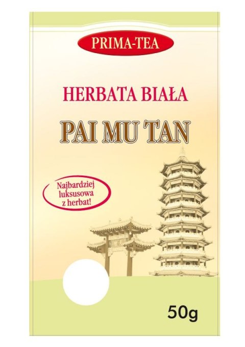 Herbata PAI MU TAN (biała) 50g PRIMA-TEA Herbata PAI MU TAN (biała) 50g PRIMA-TEA