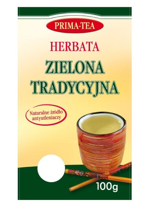 Herbata ZIELONA tradycyjna 100g PRIMA-TEA Herbata ZIELONA tradycyjna 100g PRIMA-TEA