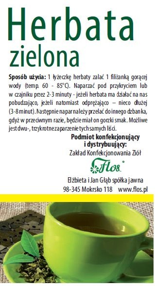 Herbata zielona 100g FLOS Herbata zielona 100g FLOS