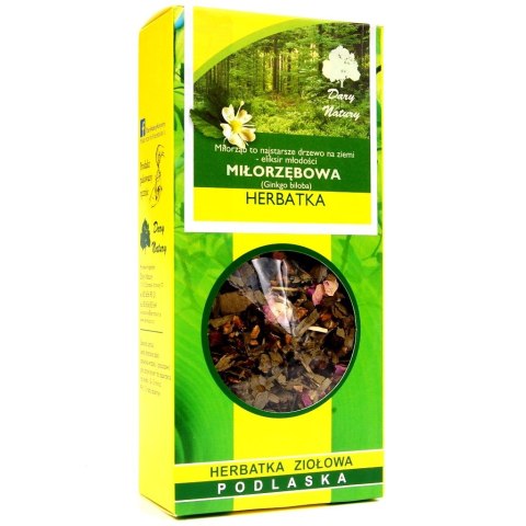 Herbatka Miłorzębowa 50g DARY NATURY Herbatka Miłorzębowa 50g DARY NATURY